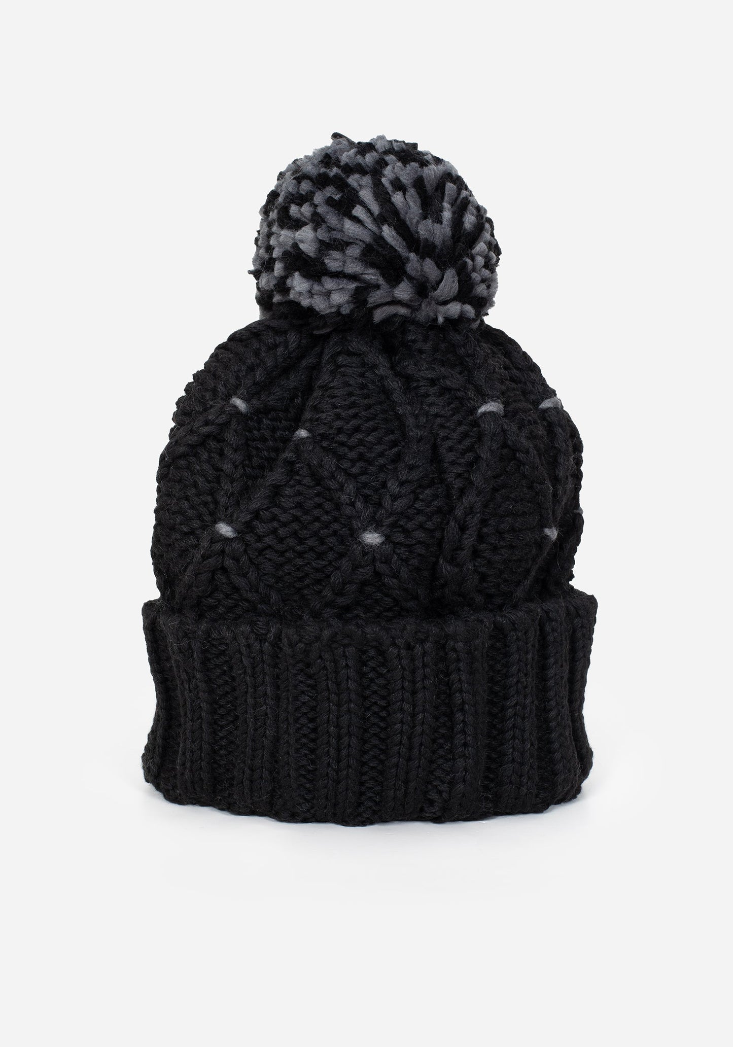 Layla Criss Cross Bobble Hat