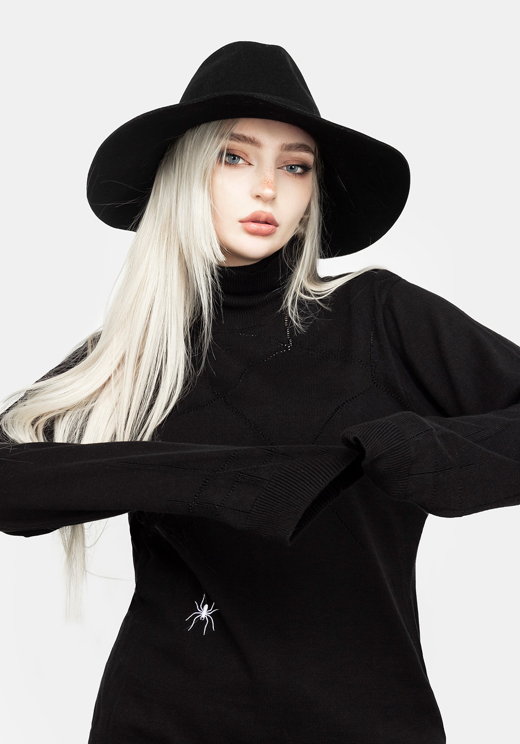 Lolth Relaxed Fit Pointelle Jumper