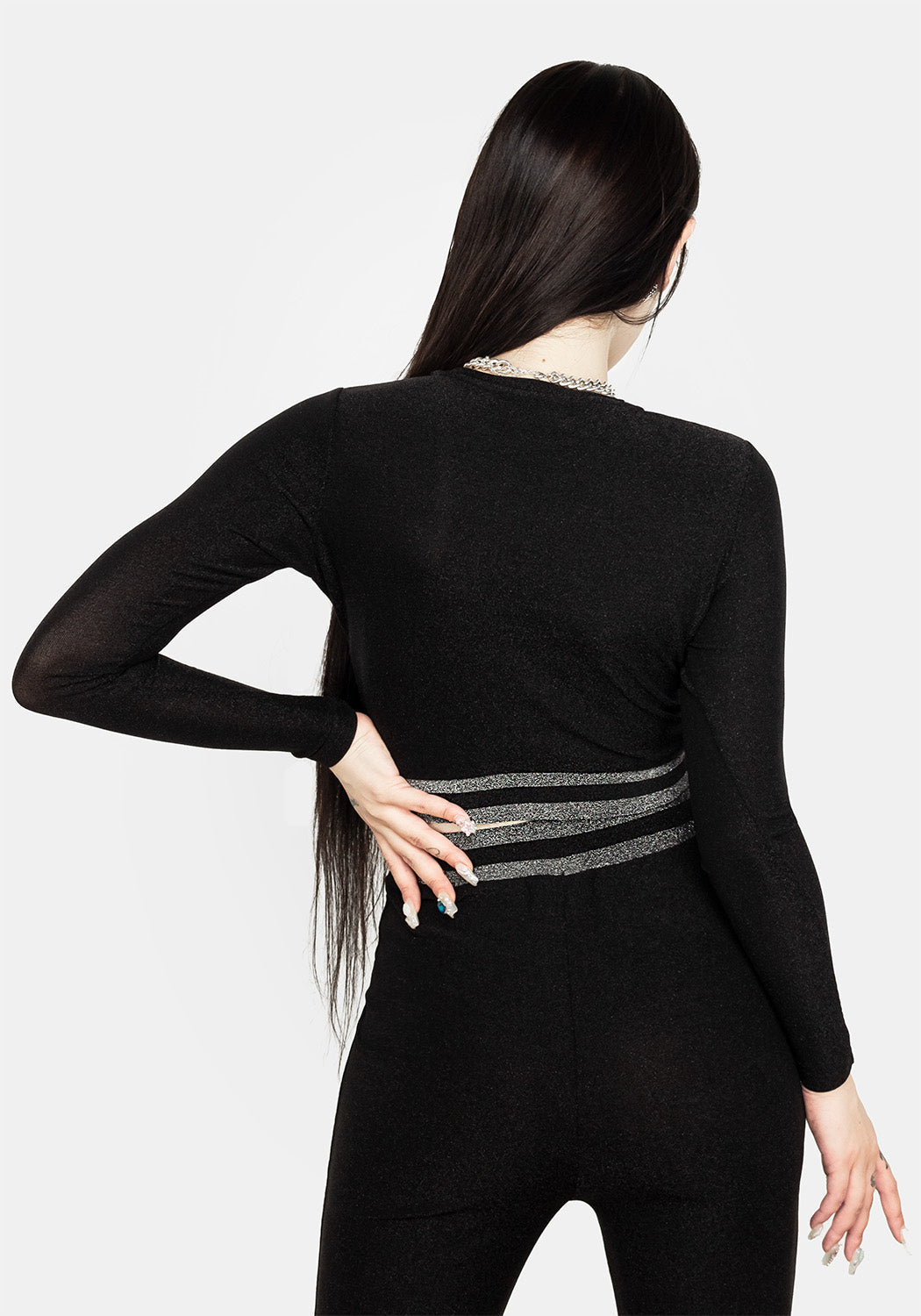 Roxy Glitter Crop Top