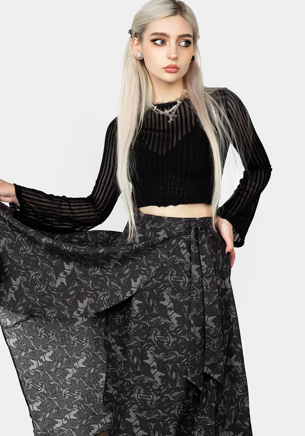 Petrichor Wrap Handkerchief Skirt