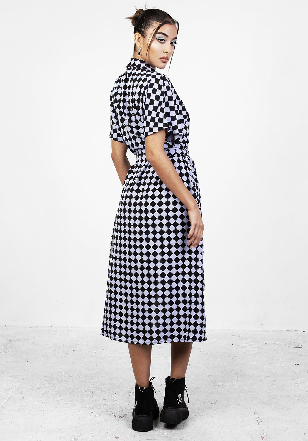 Discordia Midi Shirt Dress