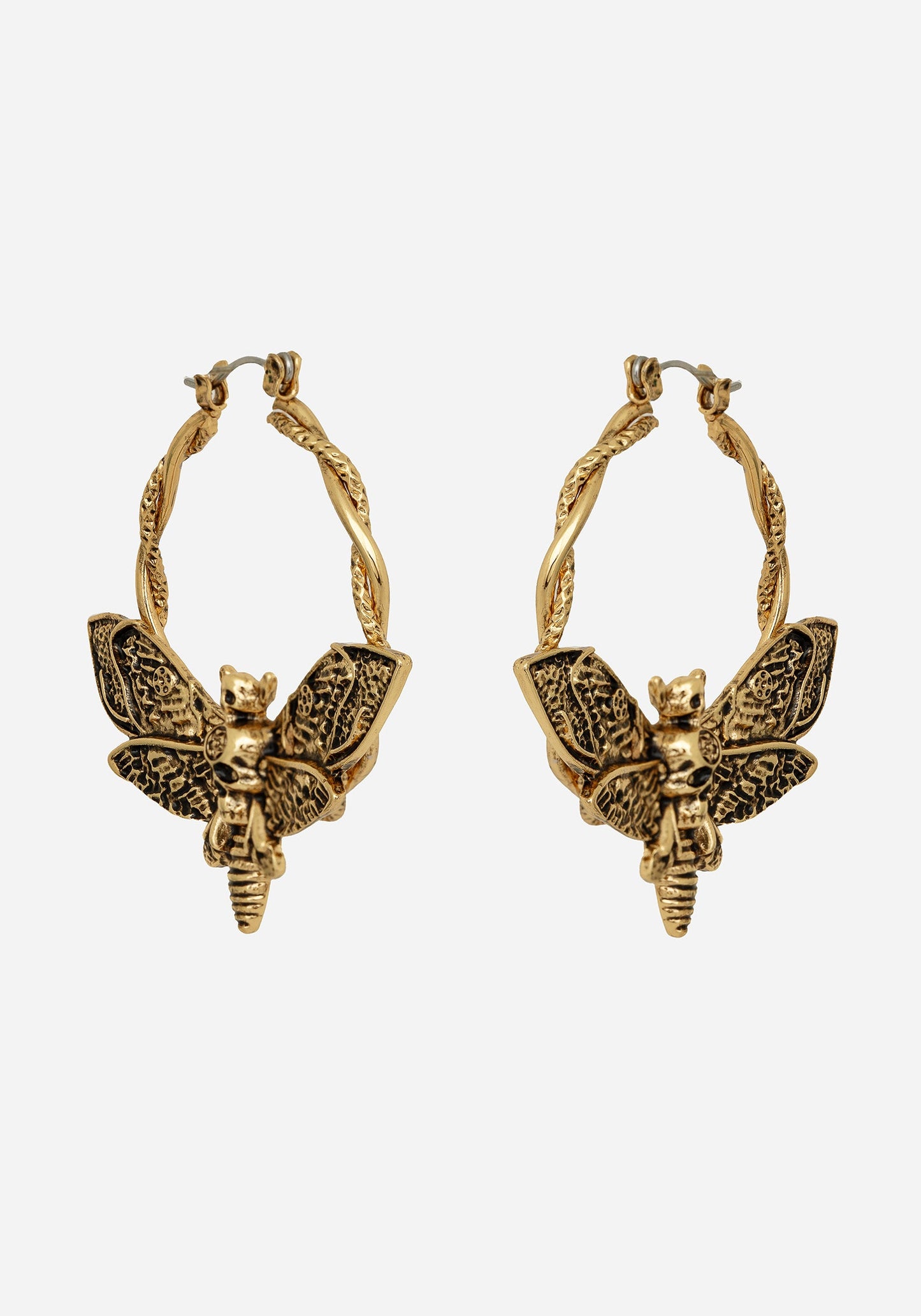 Mortmoth Hoop Earring - Gold