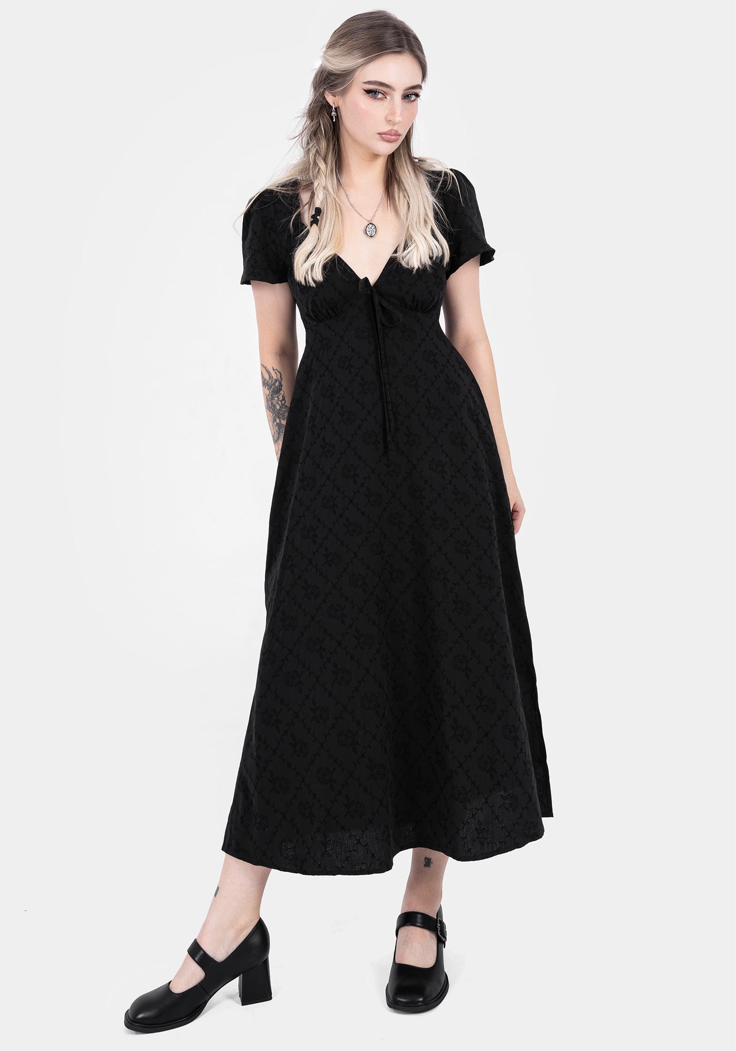 Hina Floral Buckle Mary Jane Shoes