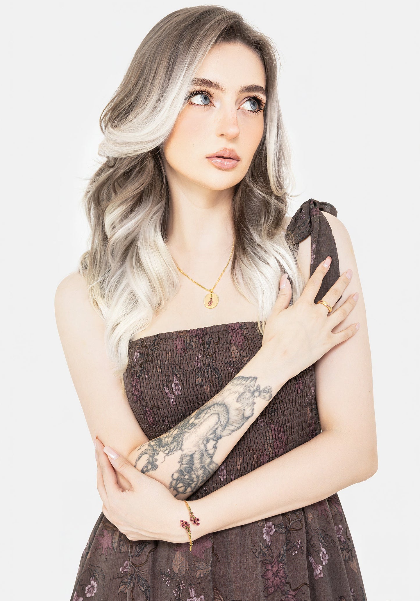 Hermia Foxglove Necklace