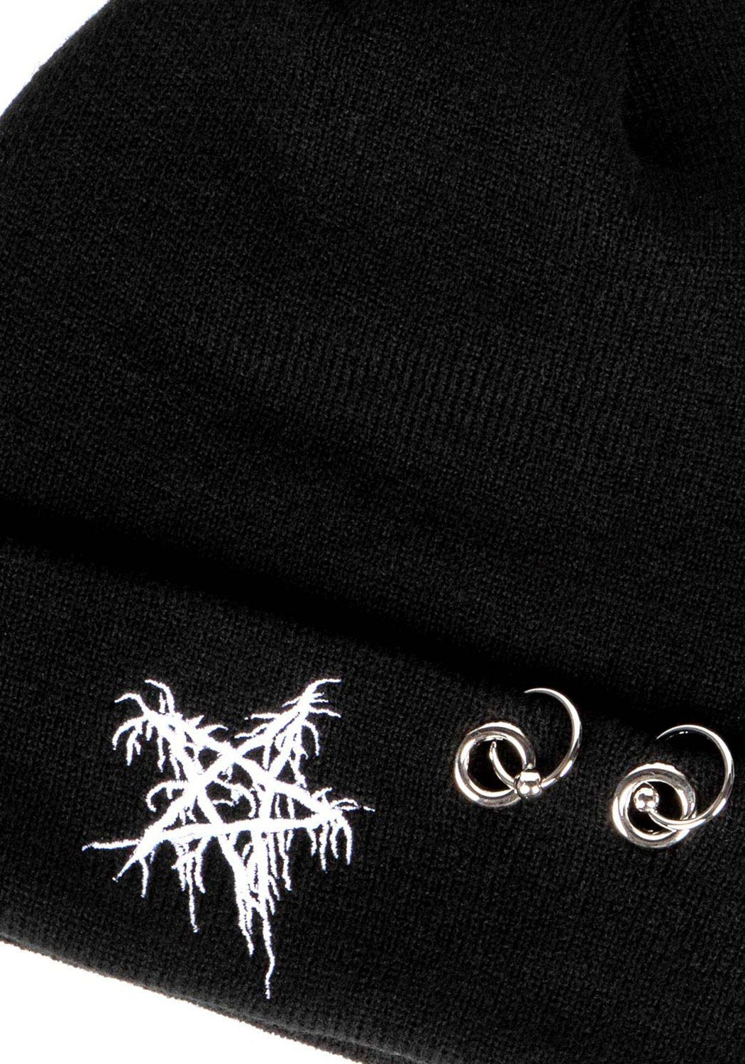 Pentagram Beanie Black