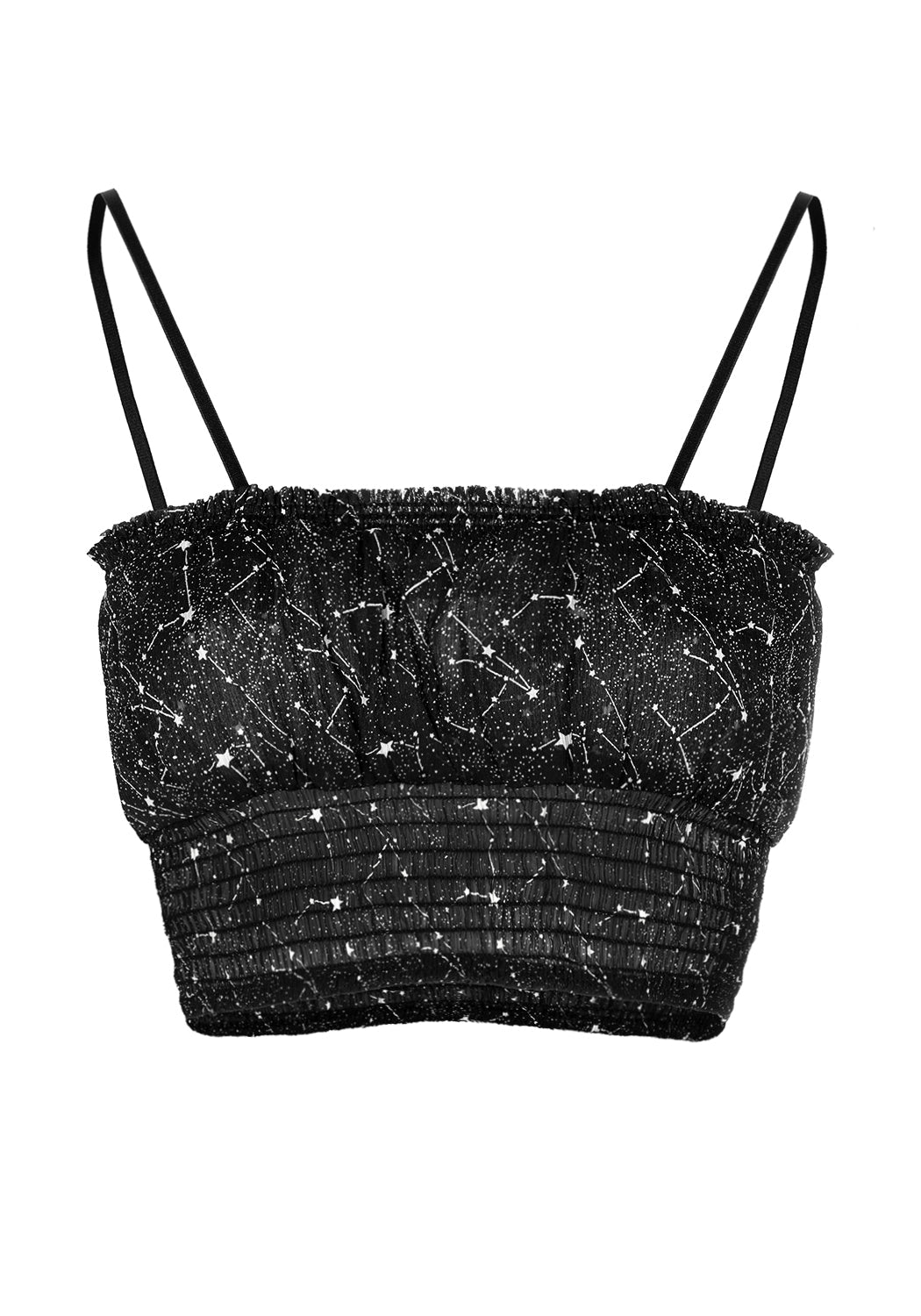 Spectral Ruched Crop Top