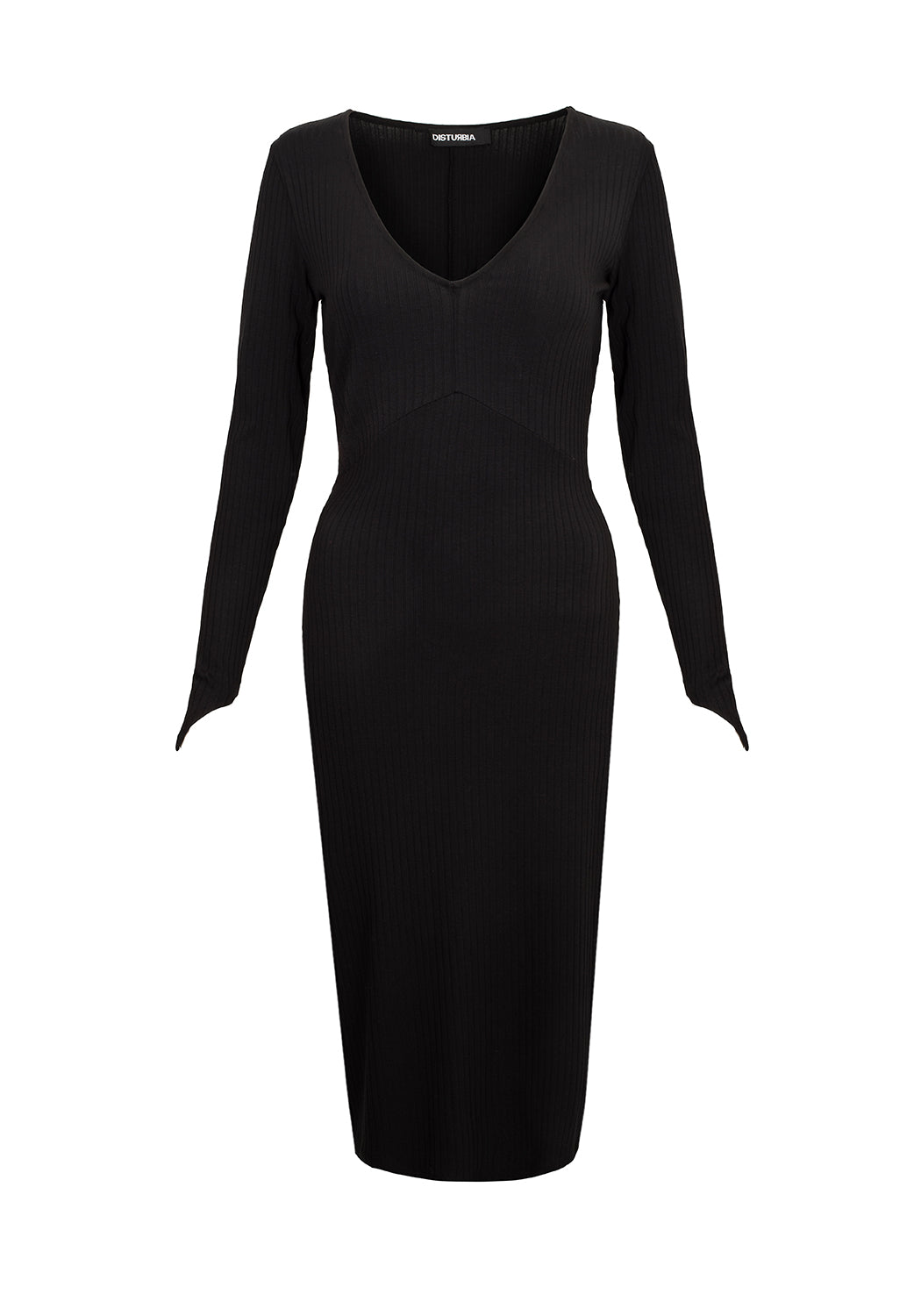 VAMPIRA V-NECK MIDI DRESS