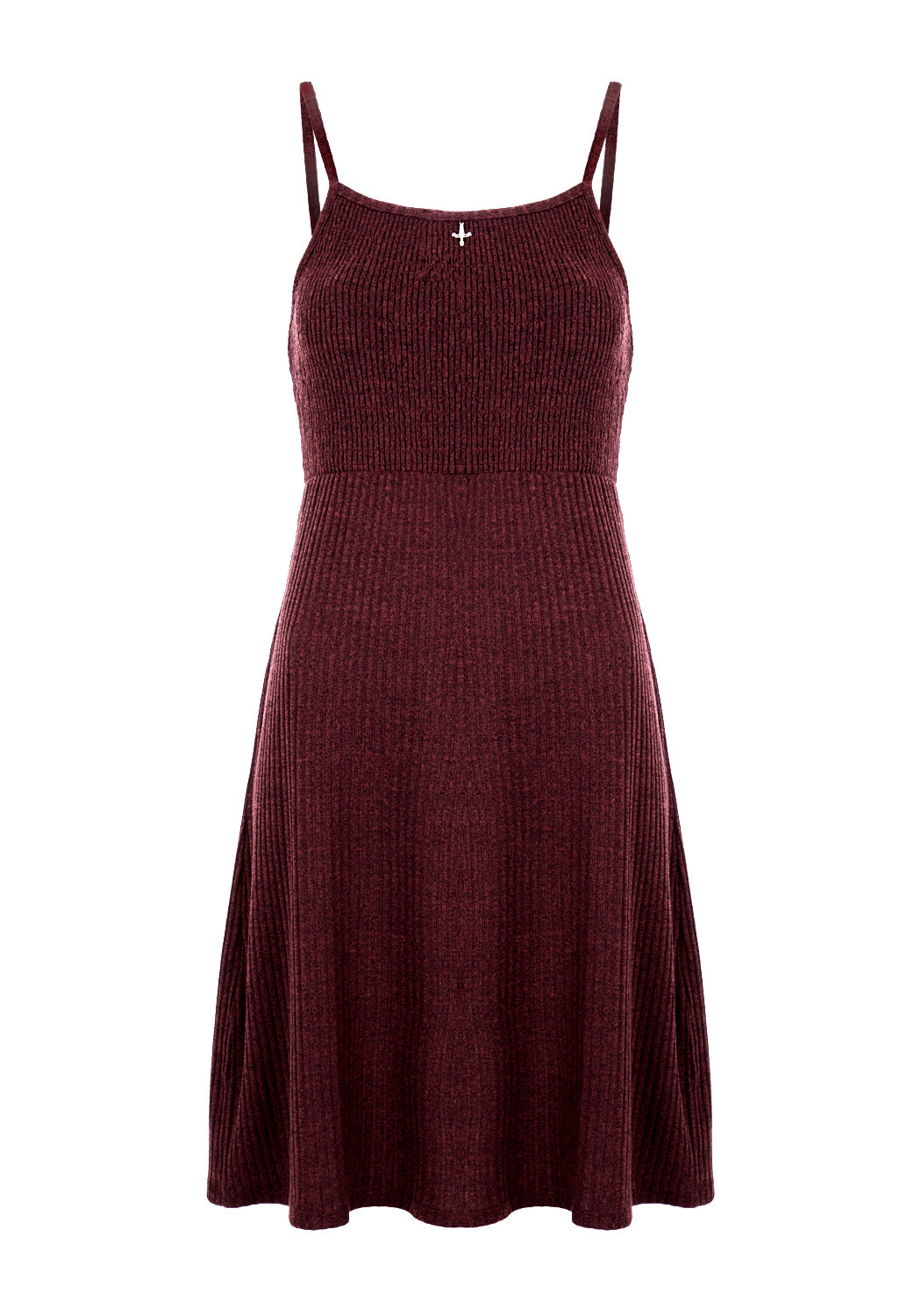 MUNDI SHIRRED MIDI DRESS