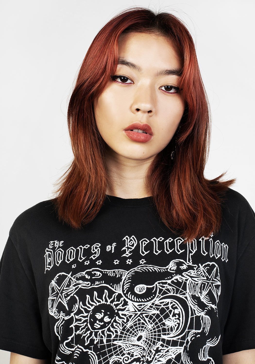 Perception Black Garment Washed T-shirt