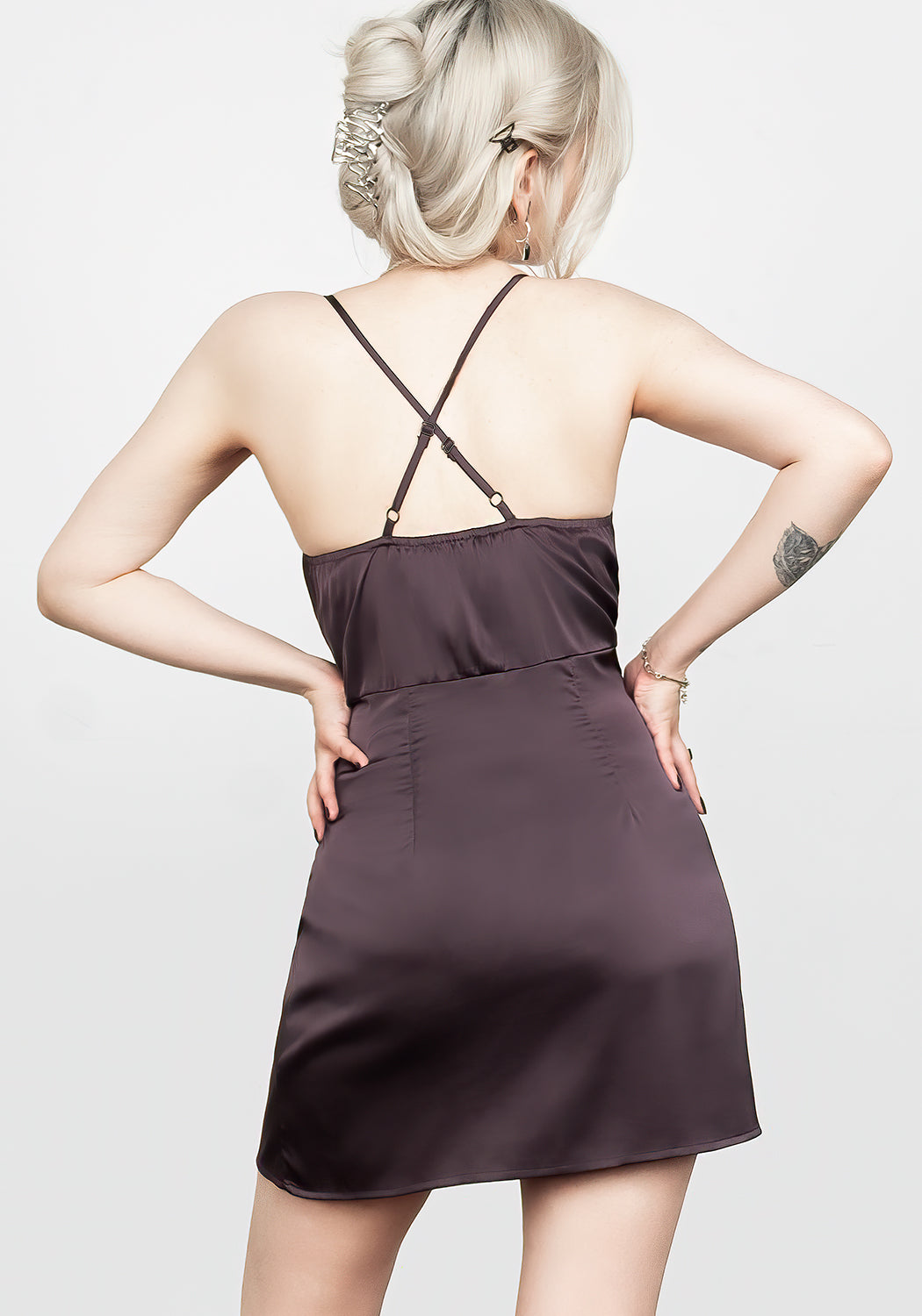 BOULEVARD MINI COWL DRESS