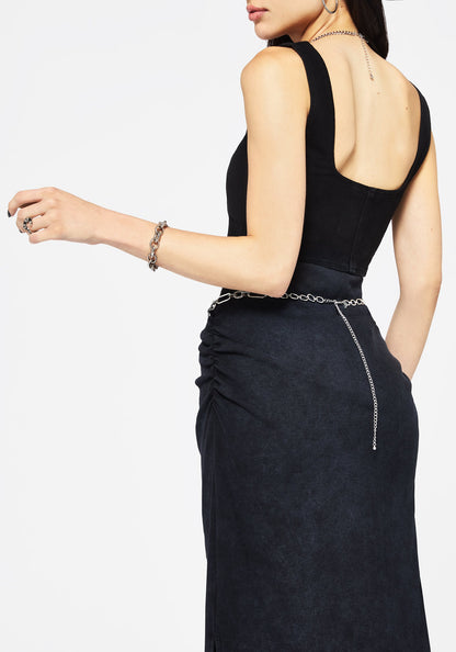 Silas Twisted Snake Chain Belt