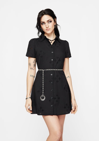 Druantia Pentagram Moon Chain Belt