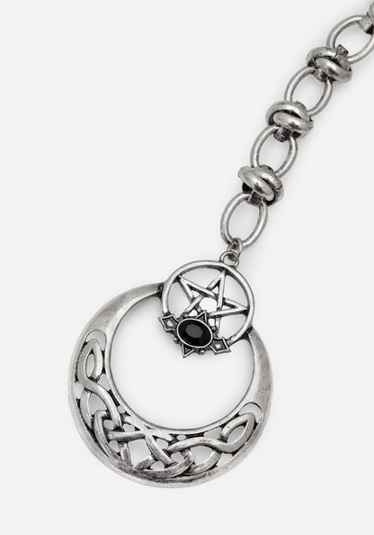 Druantia Pentagram Moon Chain Belt