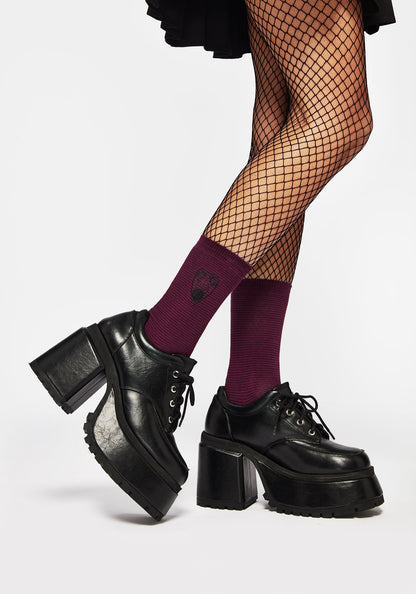 Kozmic Embroidered Socks