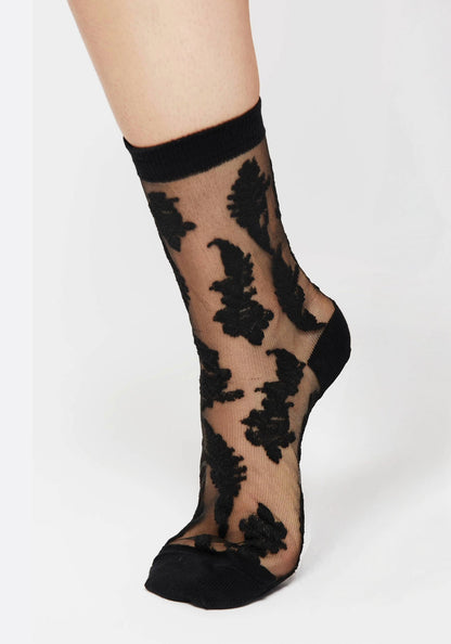 Esoteric Fern Lace Socks