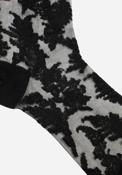 Esoteric Fern Lace Socks