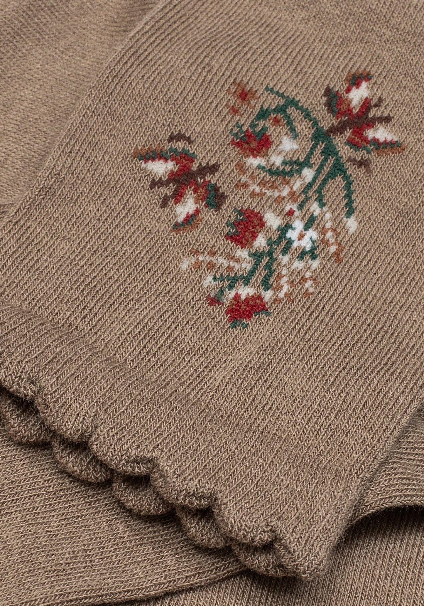 Lilia Embroidered Floral Socks