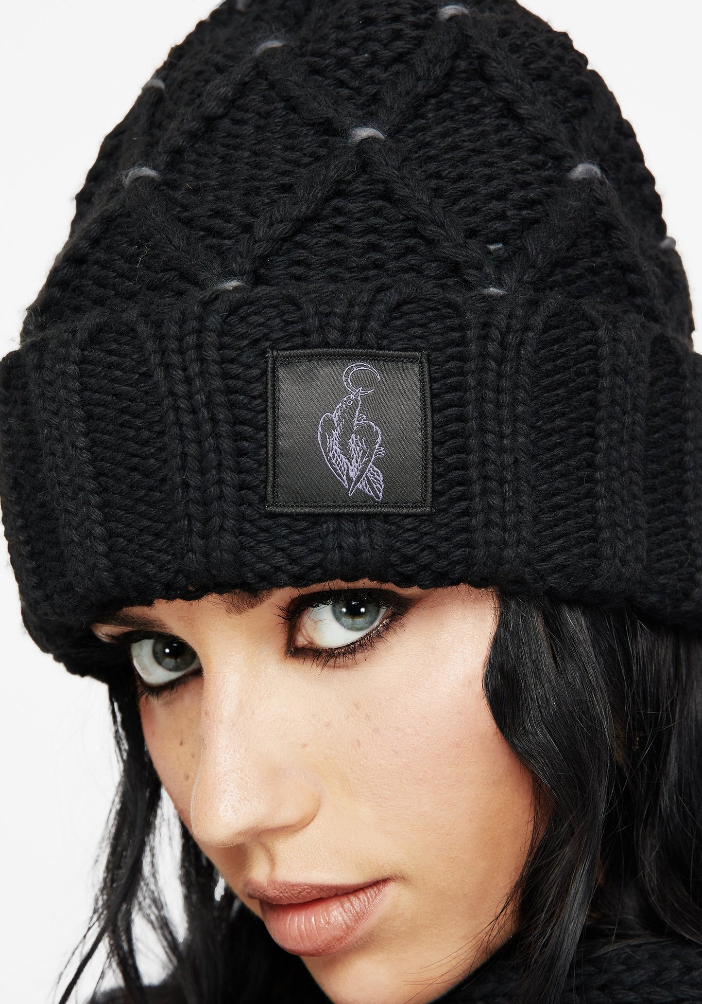 Layla Criss Cross Bobble Hat