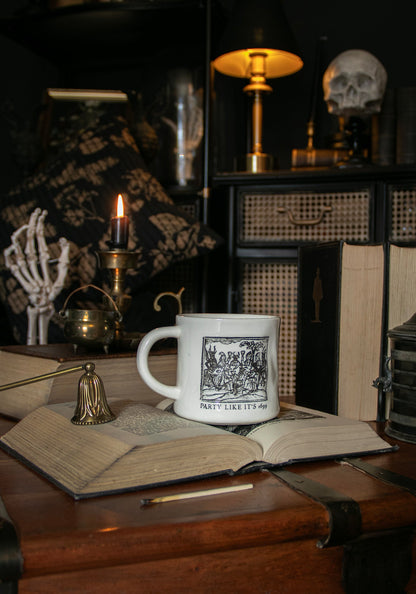 Party Woodcut Mug