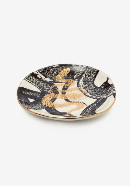 Saraph Snakes Round Trinket Dish
