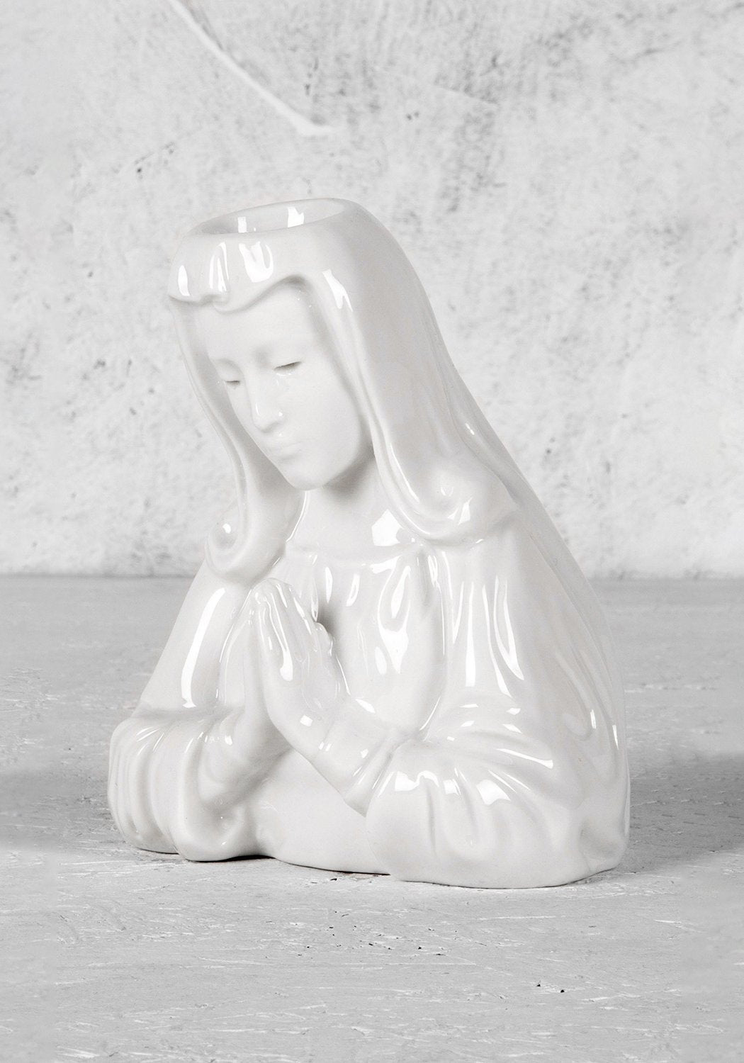 Crying Mary Candle Holder