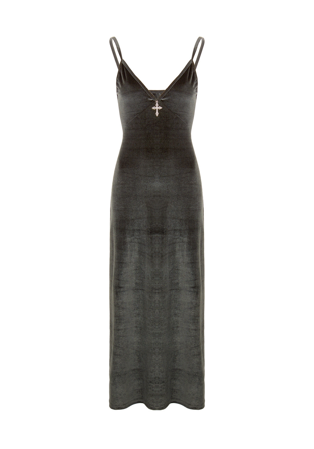 Gabrielle Velvet Midi Slip Dress