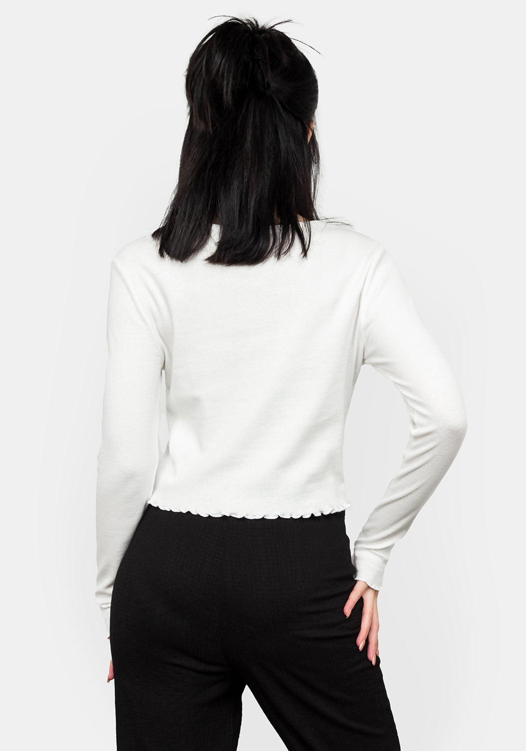 No Rain No Flowers Rib Top