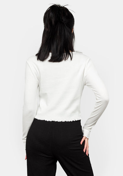 No Rain No Flowers Rib Top