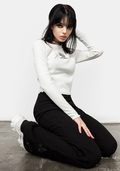 No Rain No Flowers Rib Top