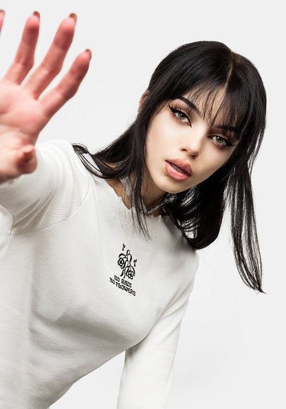 No Rain No Flowers Rib Top