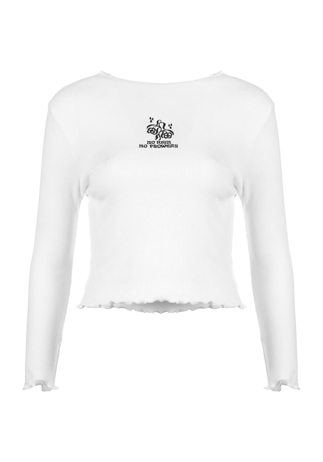 No Rain No Flowers Rib Top