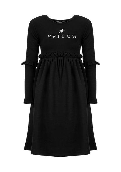 Vvitch Ruffle Midi Skater Dress
