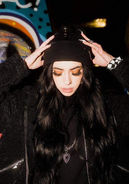 SABOTAGE 'PIERCED' BEANIE