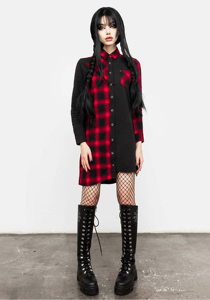 Danger Deconstructed Shirt Dress