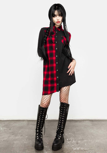 Danger Deconstructed Shirt Dress