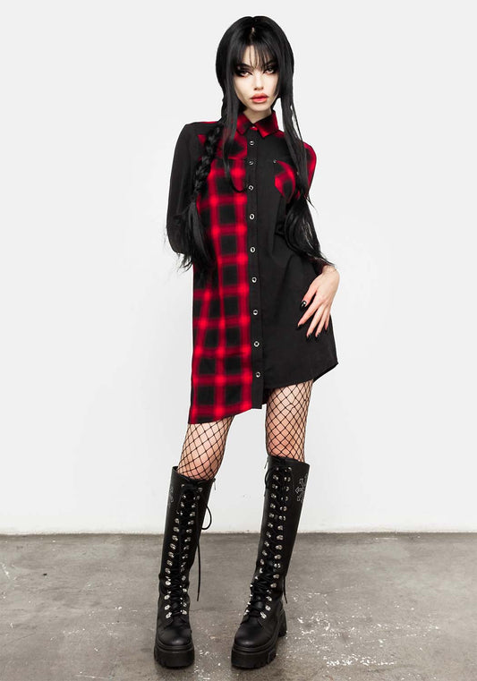 Danger Deconstructed Shirt Dress
