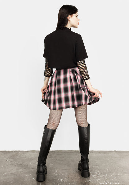 Decontrol Fishnet Sleeve Crop