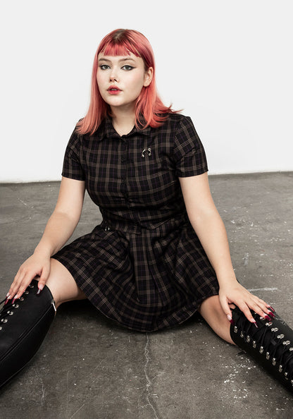 Jinx Check Co Ord Top