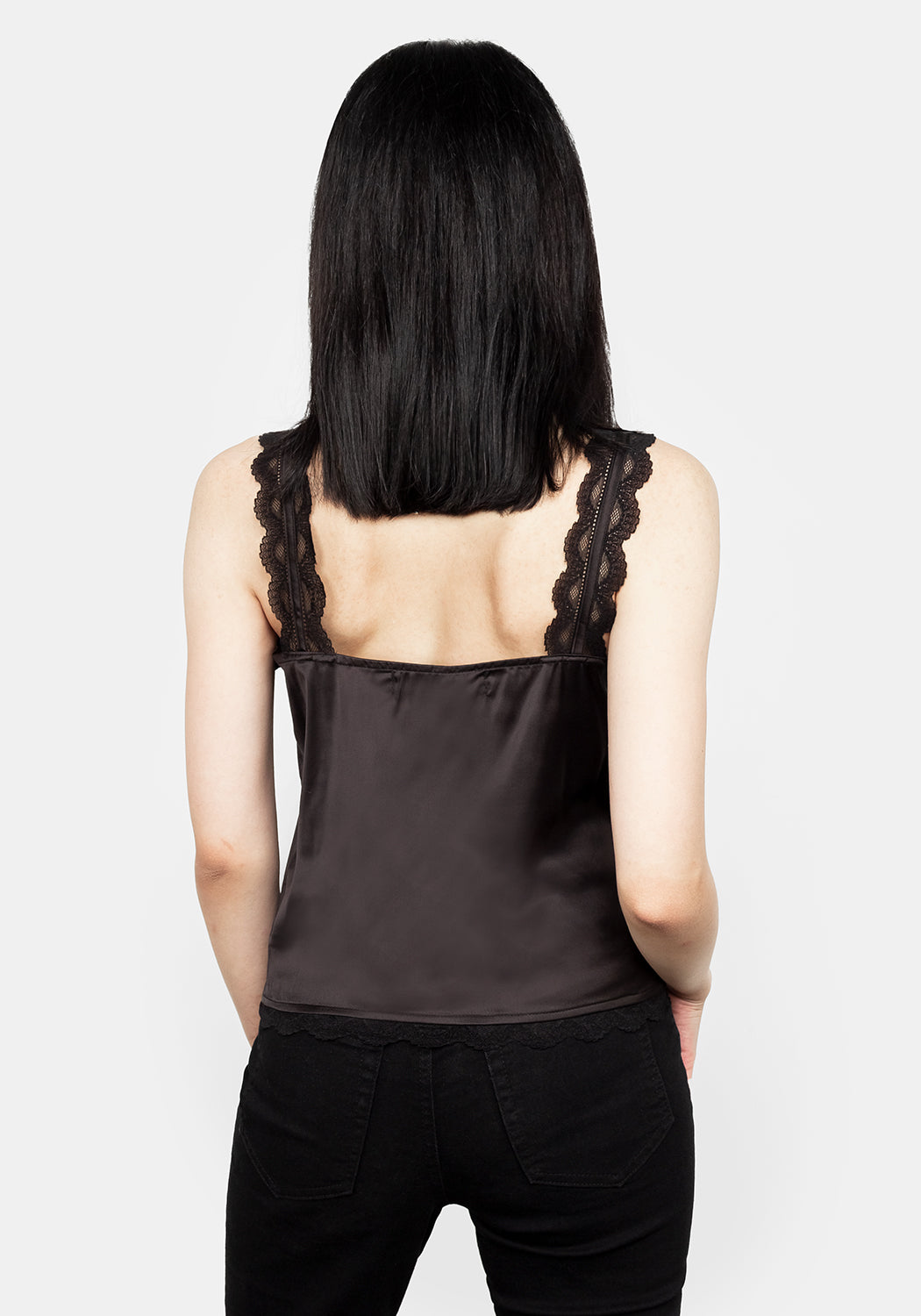 SUCCUBUS SATIN LACE CAMI