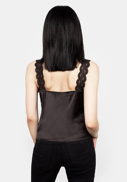 SUCCUBUS SATIN LACE CAMI