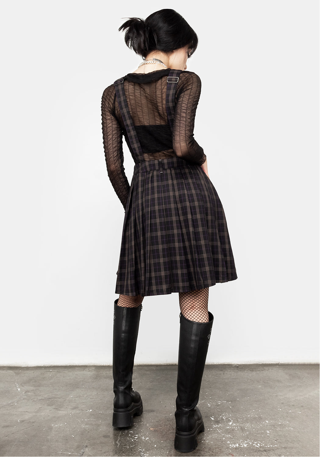 SINNER PLEATED SKIRT PINNY