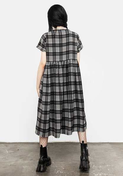 VICTORIA MIDI SMOCK DRESS