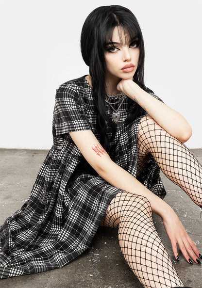 VICTORIA MIDI SMOCK DRESS