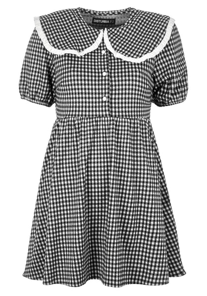 Mabel Gingham Collared Dress
