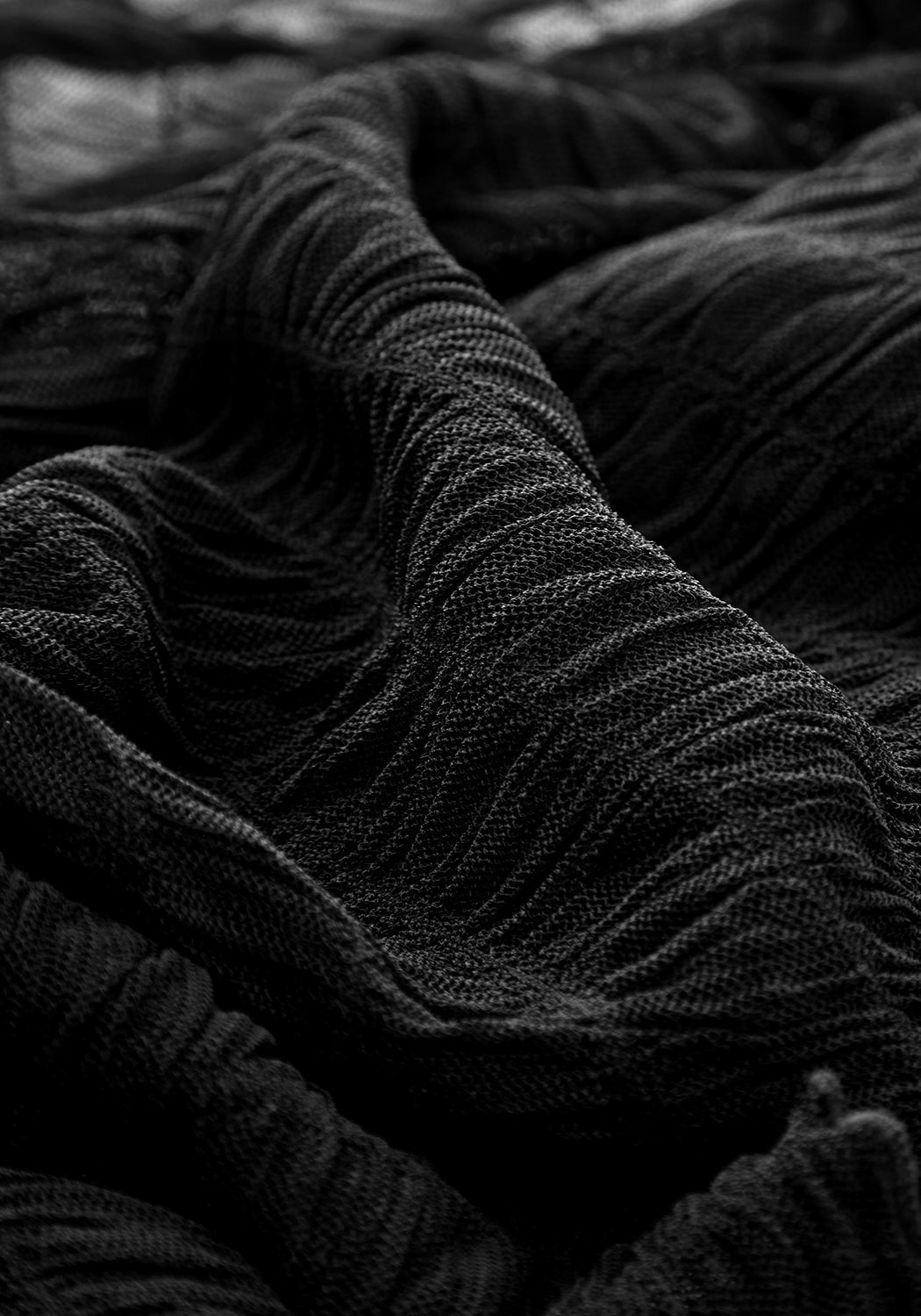 Whisper Gathered Mesh Top