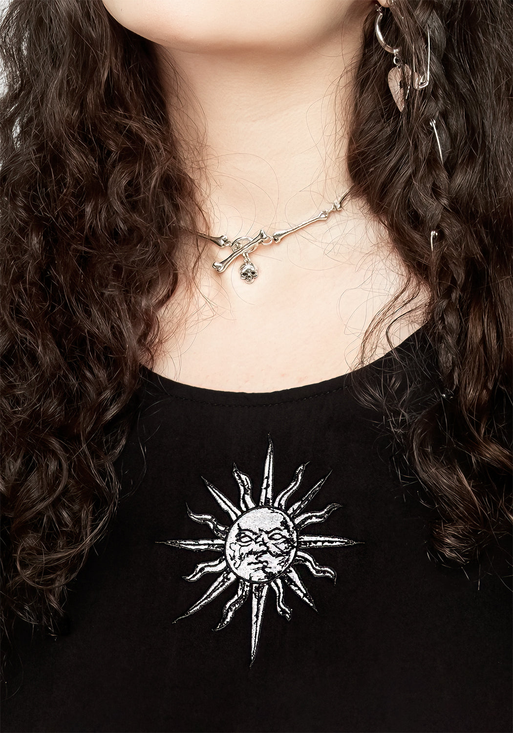 Priestess Embroidered Smock Dress