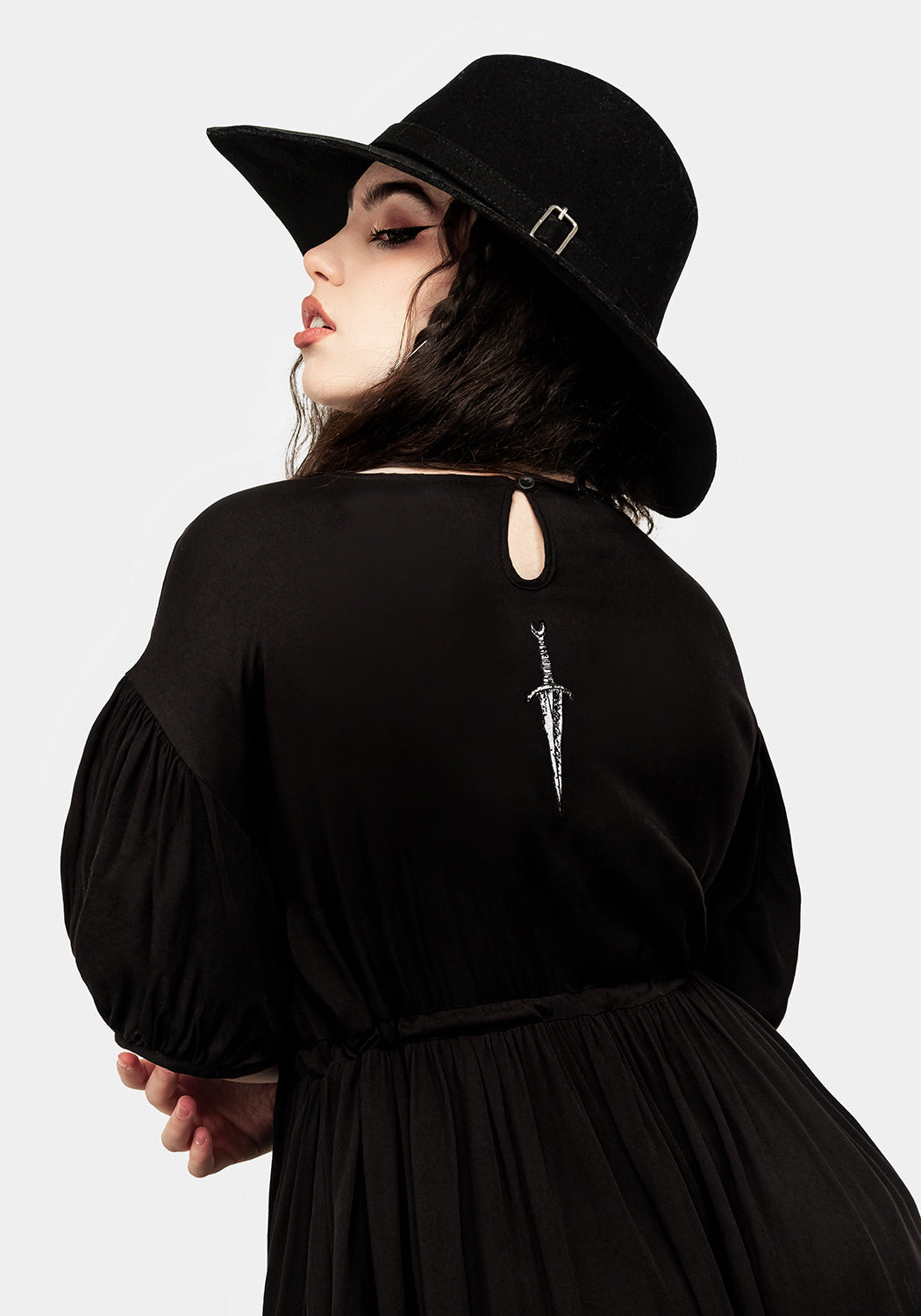 Priestess Embroidered Smock Dress