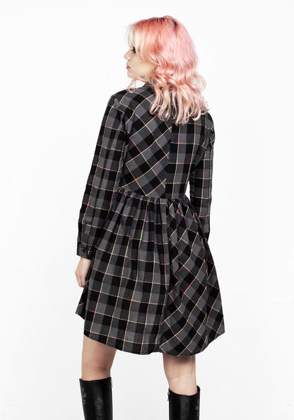 Melody Check Skater Dress