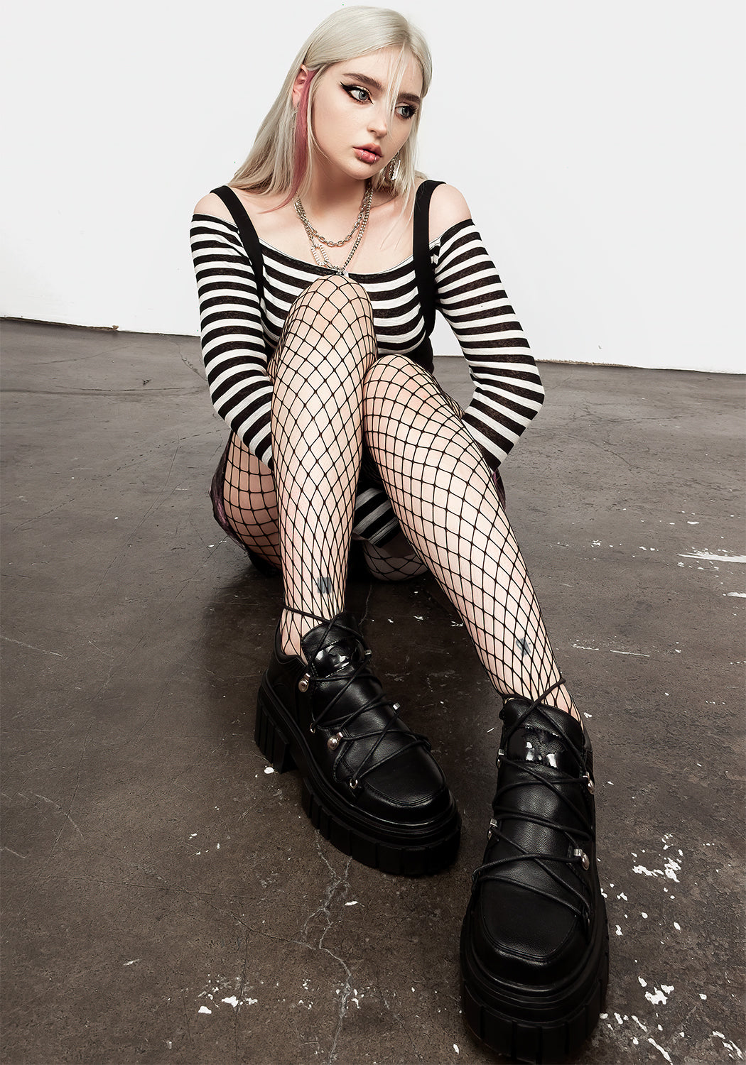 Undead Lace Up Loafers