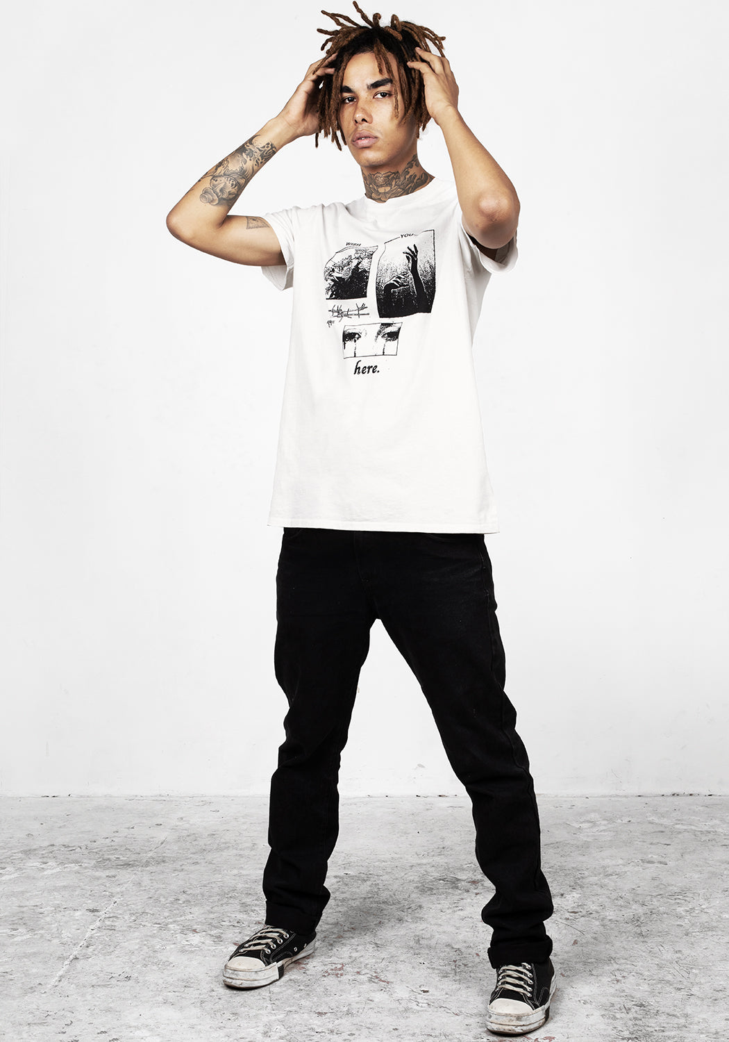 Wish Vintage Off White Washed T-Shirt